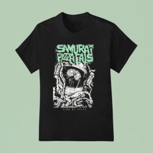 Samurai Pizza Cats Fear No Slice Astronau T Shirt