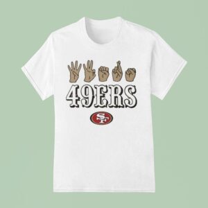 San Francisco Ers Scarlet Love Sign X Asl Hands T Shirt