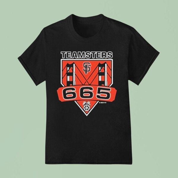 San Francisco Giants Teamsters Local Bridge T Shirt