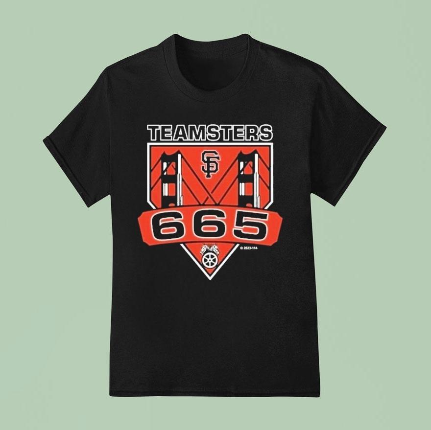 San Francisco Giants Teamsters Local Bridge T Shirt