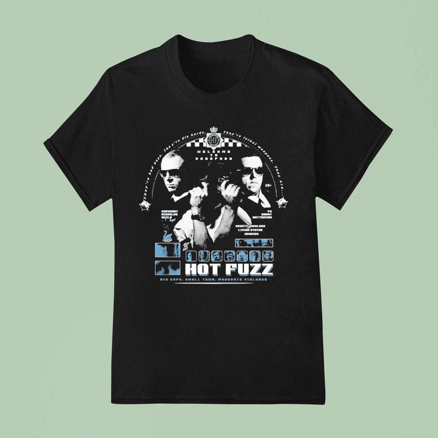 Sandford Hot Fuzz Welcome To Sandford T Shirt