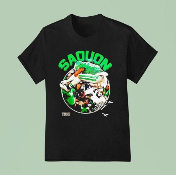 Saquon Barkley Philadelphia Eagles Fly Saquon Fly Signature T Shirt