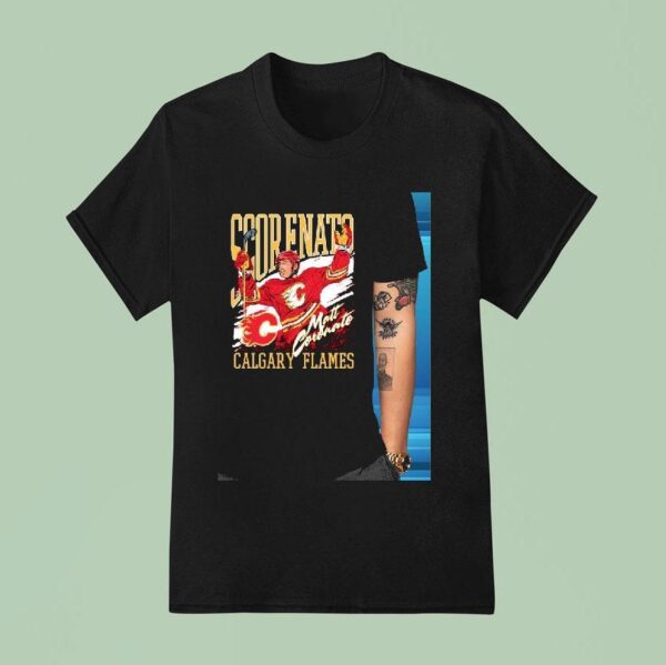 Scorenato Matt Coronato Calgary Flames Hockey T Shirt