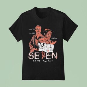 Seen Brad Pitt Morgan Freeman Seven Deadly Sins Seven Ways To Die T Shirt