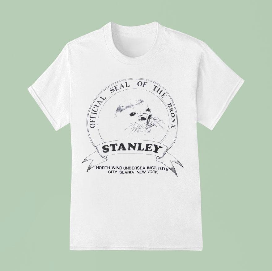 Seal Of The Bronx Stanley North Wind Undersea Institute City Island New York T Shirt