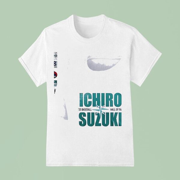 Seattle Mariners Ichiro X Hall Of Fame T Shirt