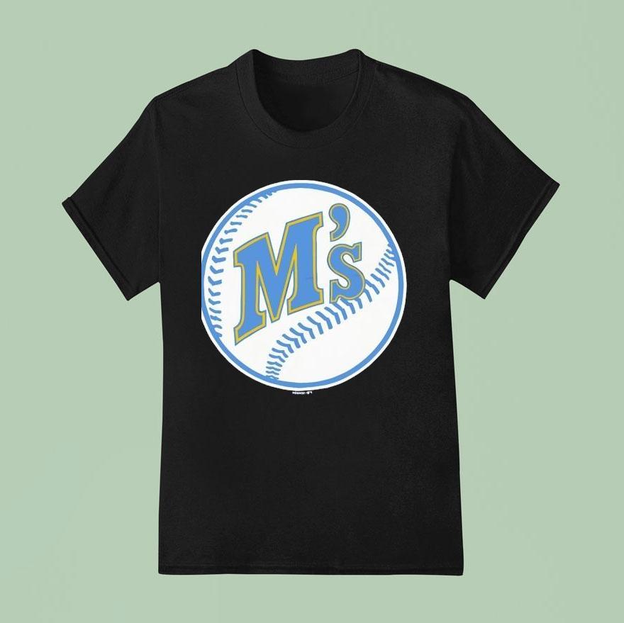 Seattle Mariners M S Baseball T Shirt