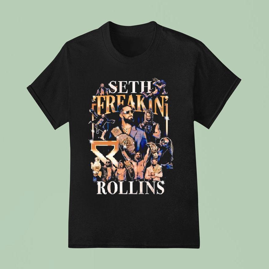 Seth Rollins Wwe Graphic T Shirt