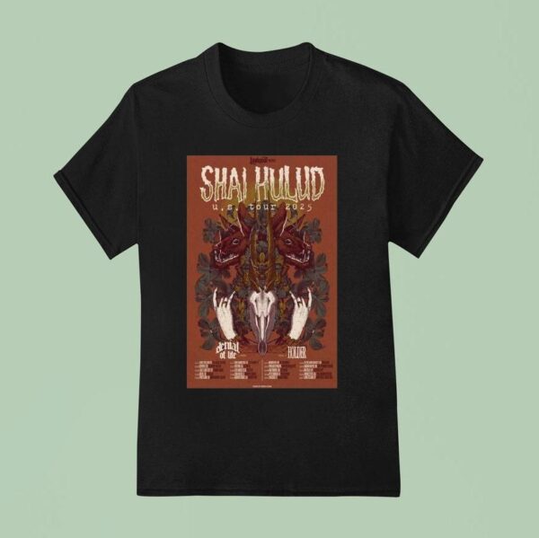 Shai Hulud Tour Usa Dates Hands Bunny T Shirt