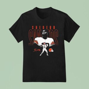 Shedeur Sanders Cleveland Browns Black Humble Shadow Player T Shirt