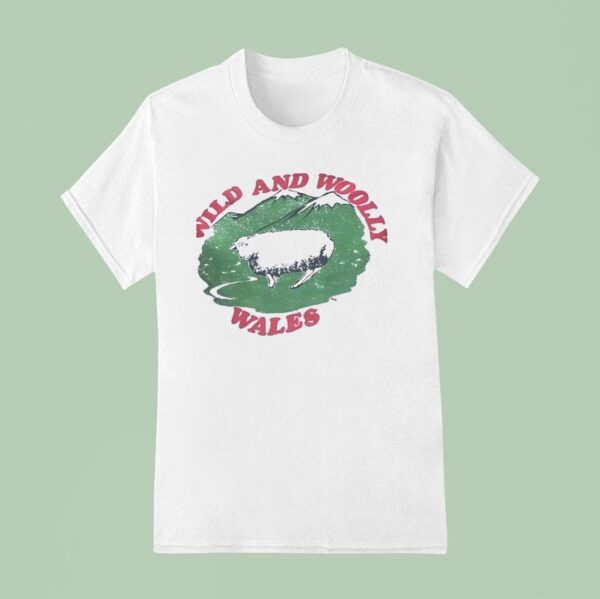 Sheep Wild And Woolly Wales T Shirt