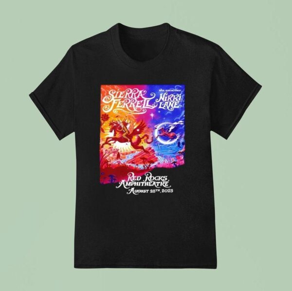 Sierra Ferrell Nikki Lane Tour Red Rocks Aug T Shirt