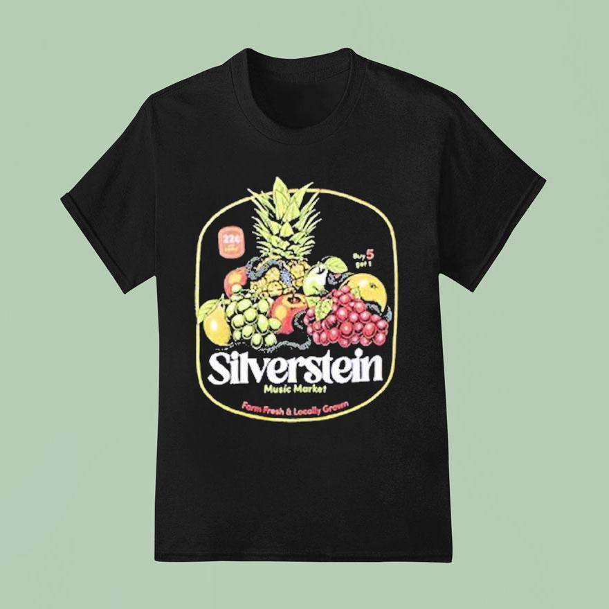 Silverstein Music Market Farm Fresh Locally Grown T Shirt