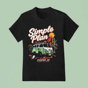 Simple Plan Phoenix Az Tour T Shirt