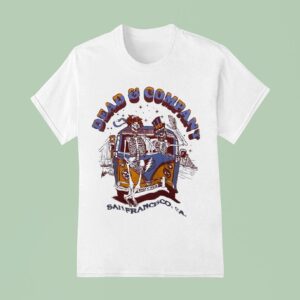 Skeleton Grateful Dead And Company Bus San Francisco Ca T Shirt