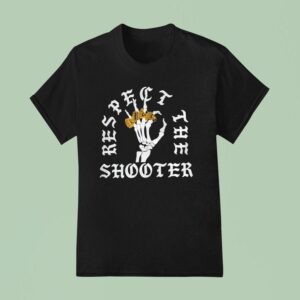 Skeleton Rings Respect The Shooter T Shirt