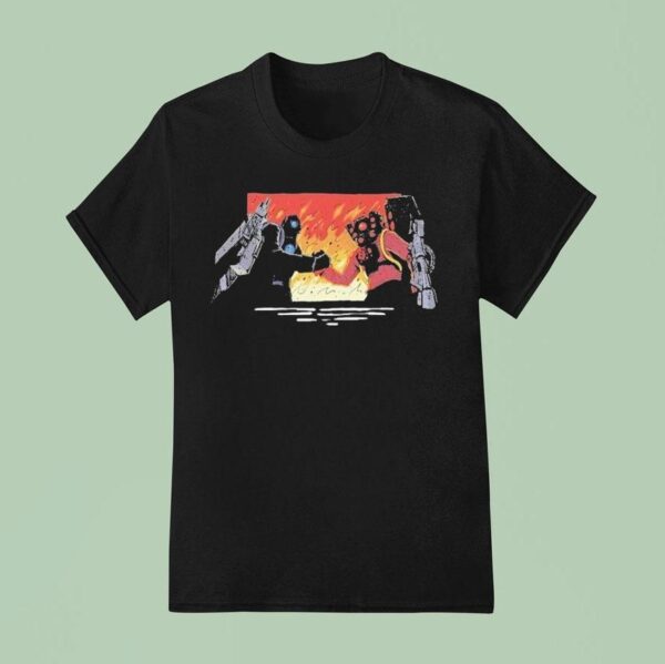 Skibidi Toilet Handshake T Shirt