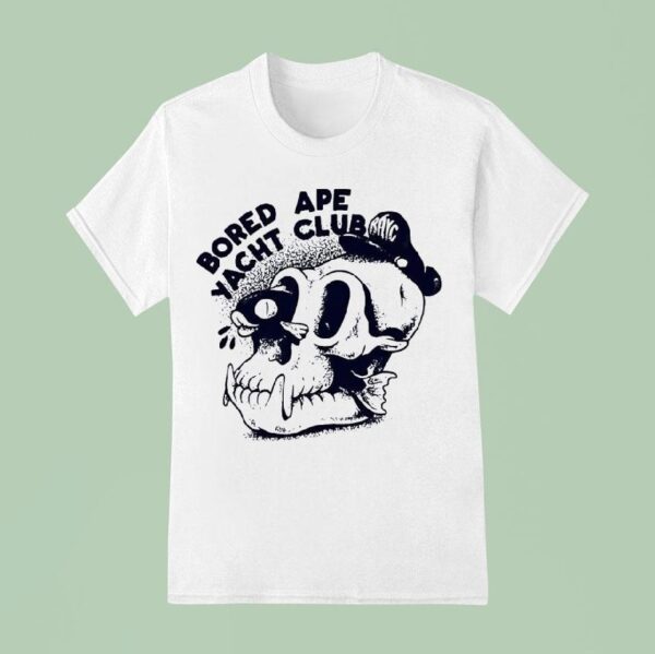 Skull Bored Ape Yacht Club T Shirt
