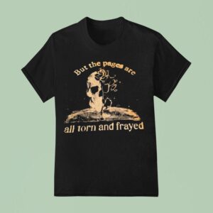 Skull But The Pages Are All Torn And Frayed Vintage T Shirt