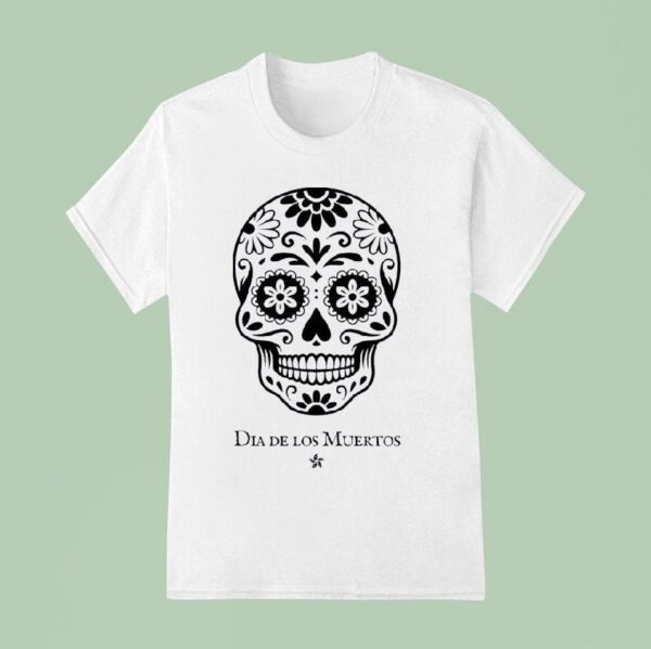 Skull Dia De Los Muertos T Shirt