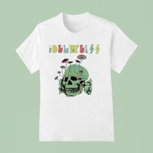 Skull Edelweiss Mushroom T Shirt