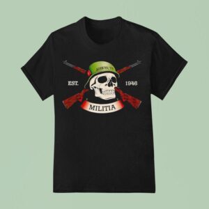 Skull Soldier Athens Tn Militia Est T Shirt