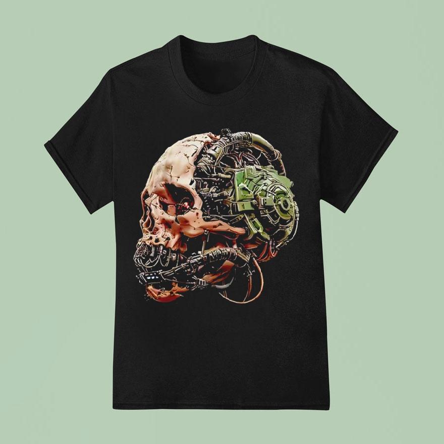 Skull Whisp T Shirs T Shirt