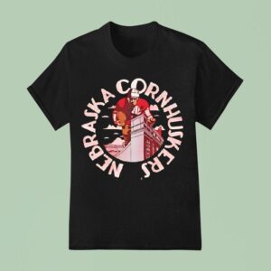 Sky Rising Nebraska Cornhuskers T Shirt