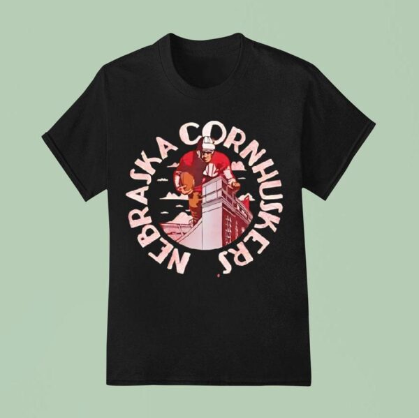 Sky Rising Nebraska Cornhuskers T Shirt