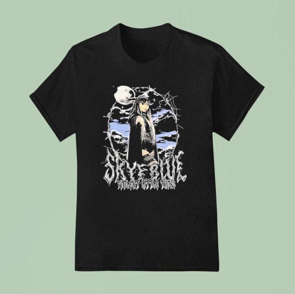 Skye Blue Violent Little Thing Aew T Shirt