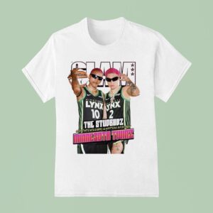 Slam Courtney Williams And Natisha Hiedeman The Studbudz Minnesota Lynx T Shirt