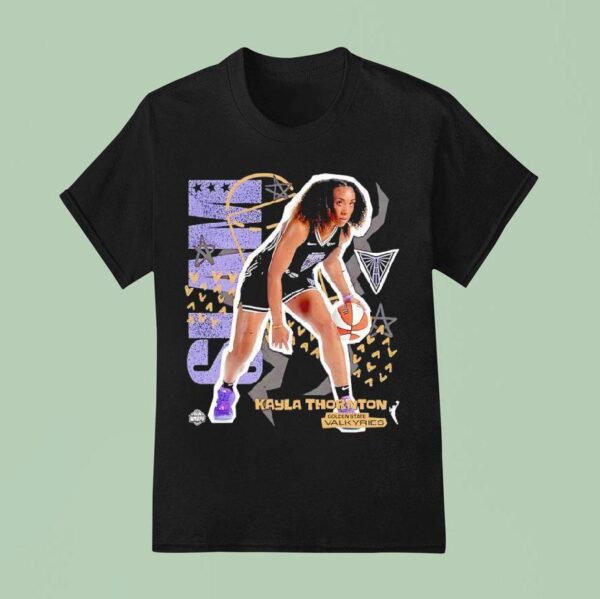 Slam Kayla Thornton Golden State Valkyries Basketball T Shirt