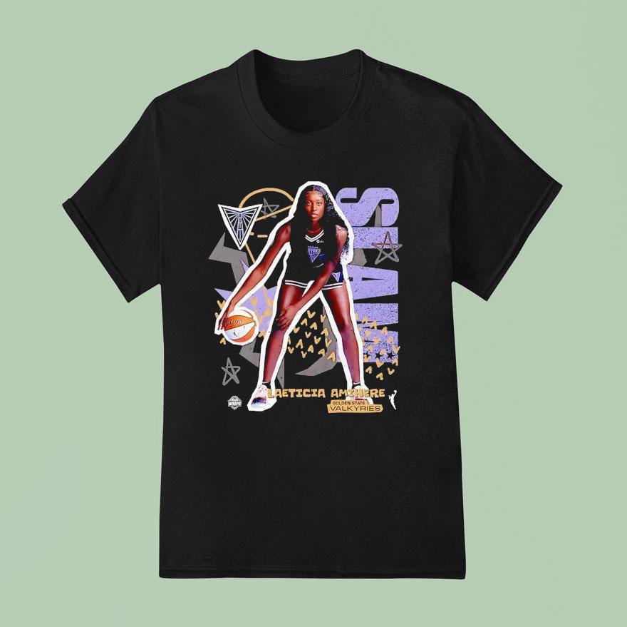 Slam Laeticia Amihere Golden State Valkyries Basketball T Shirt