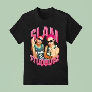Slam Studbudz Courtney Williams And Natisha Hiedeman Minnesota Lynx T Shirt