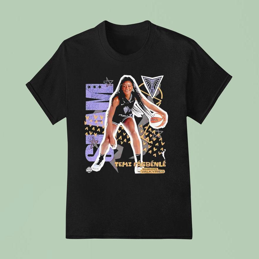 Slam Temi Fagbenle Golden State Valkyries Basketball T Shirt