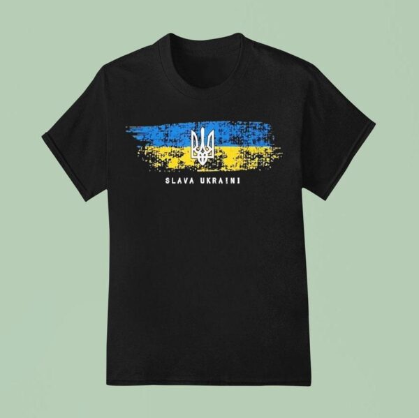 Slava Ukraini Tryzub Ukraina T Shirt