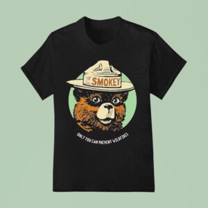 Smokey Bear Only You Can Prevent Wildfires T Shirt