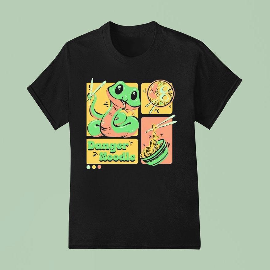 Snake Danger Noodle T Shirt