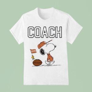 Snoopy Coach Texas Longhorns Football T Shirt