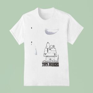 Snoopy Happiness Is Taking The Long Way Around T Shirt