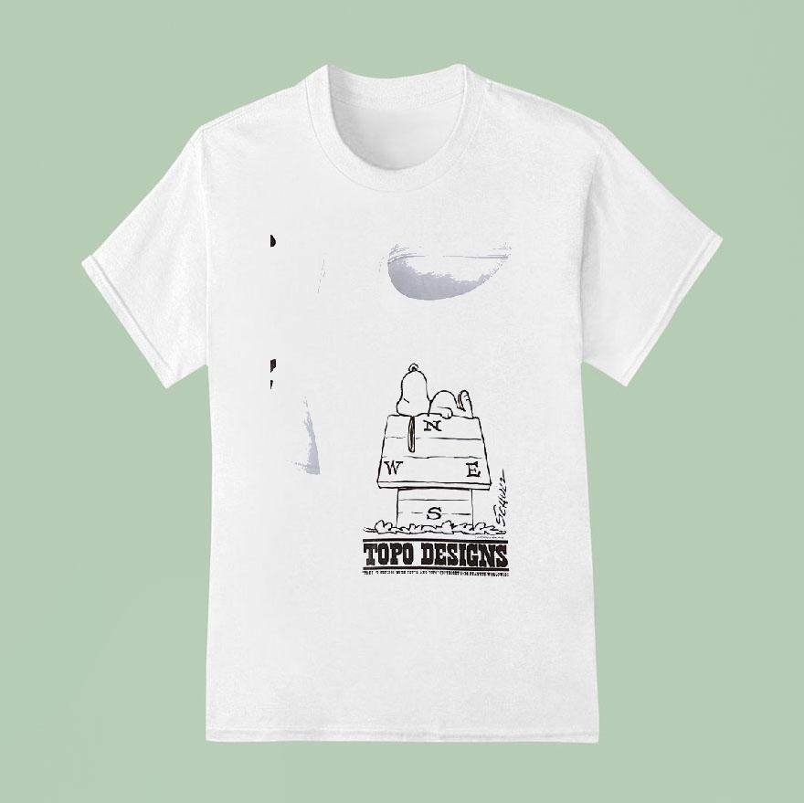 Snoopy Happiness Is Taking The Long Way Around T Shirt