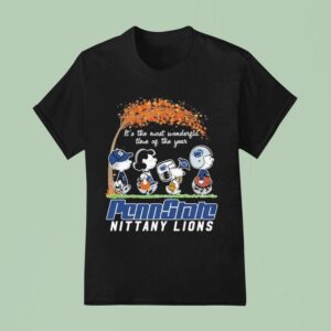 Snoopy The Peanuts Penn State Nittany Lions It S The Most Wonderful Time Of The Year T Shirt