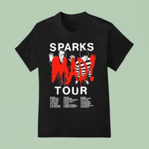 Sparks Mad Tour Dates Photo T Shirt