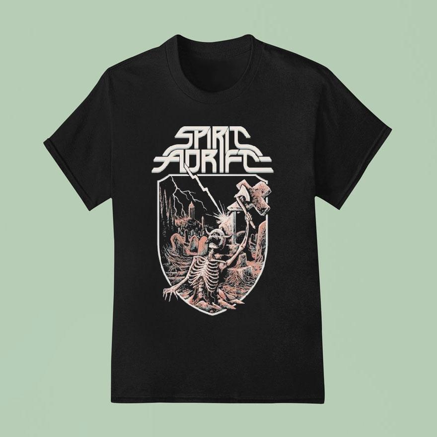 Spirit Adrift Unstoppable Force Skeleton T Shirt