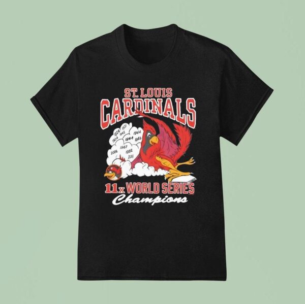 St Louis Cardinals X World Series Champions T Shirt