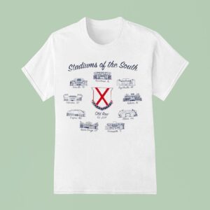 Stadiums Of The South Old Row Est T Shirt