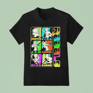 Star Wars Rebels Stacked Character Panels Mashup T Shirt