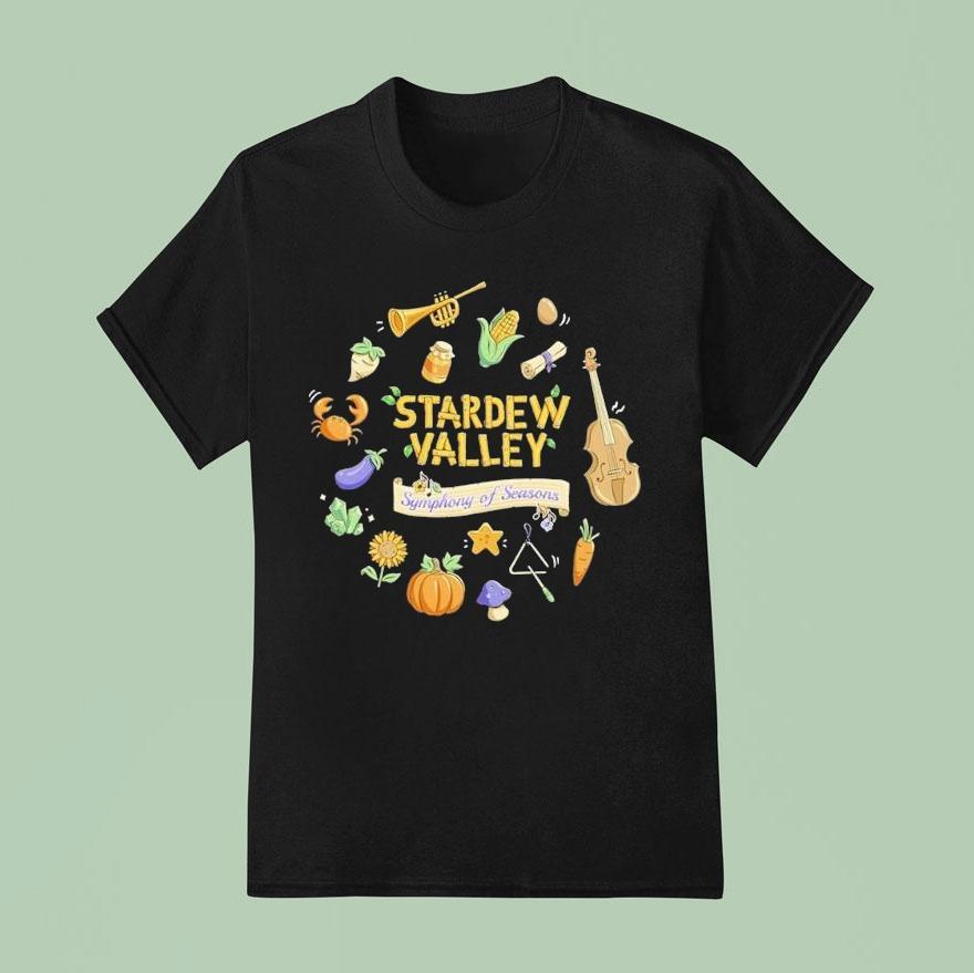 Stardew Valley Concert Symphony Of Seasons Tour T Shirt
