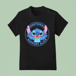 Stitch Emotional Support Alien T Shirt