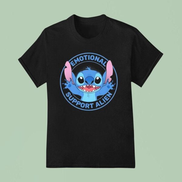 Stitch Emotional Support Alien T Shirt
